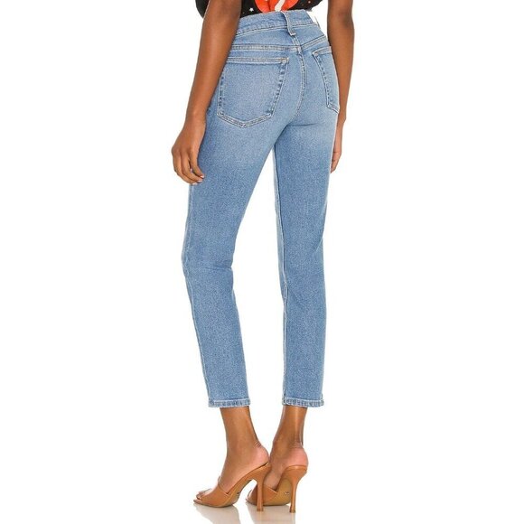 RE/DONE Originals 90s Mid Rise Ankle Crop Blue Womens Size 26 - Picture 3 of 11
